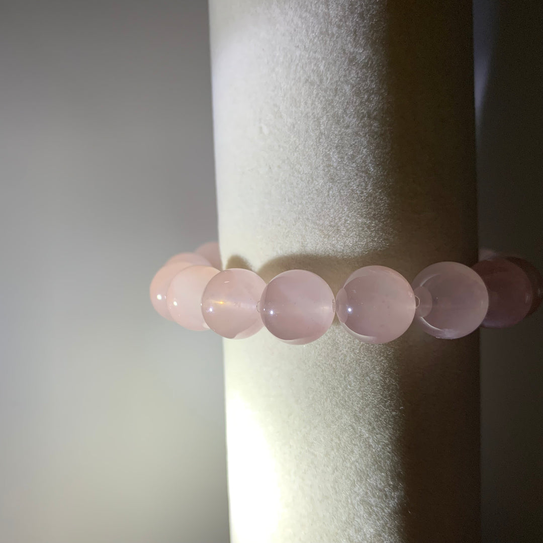 Two-color Rose Quartz Bracelet