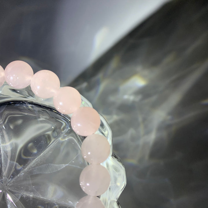 Two-color Rose Quartz Bracelet