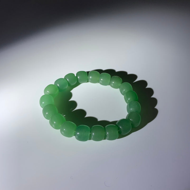 Green Tung Ling Jade Crystal Bracelet