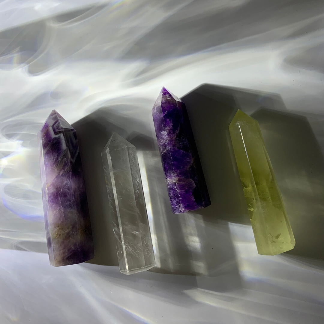 Natural Crystal Raw Stone Tower Point