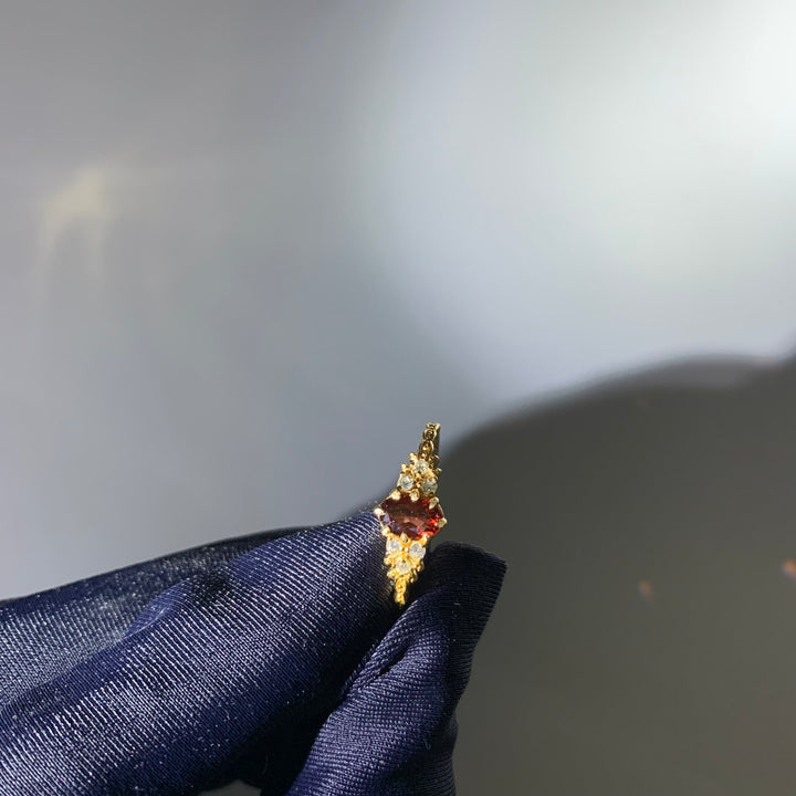 .925 Garnet Ring